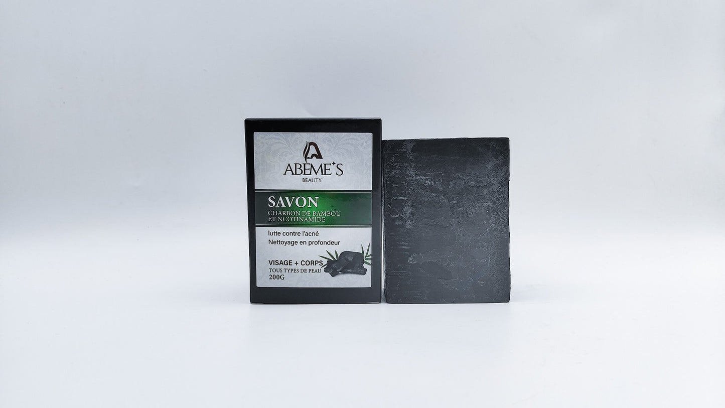 Savon Noir au Charbon de Bambou