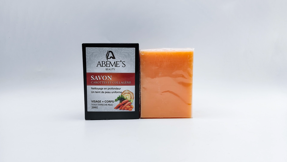 Savon à la Carotte et au Collagène